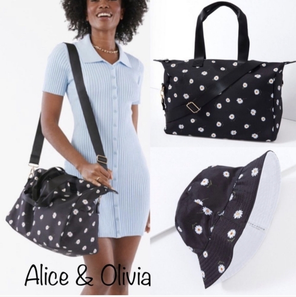 Alice + Olivia Duffel bag and bucket hat set - Picture 1 of 10